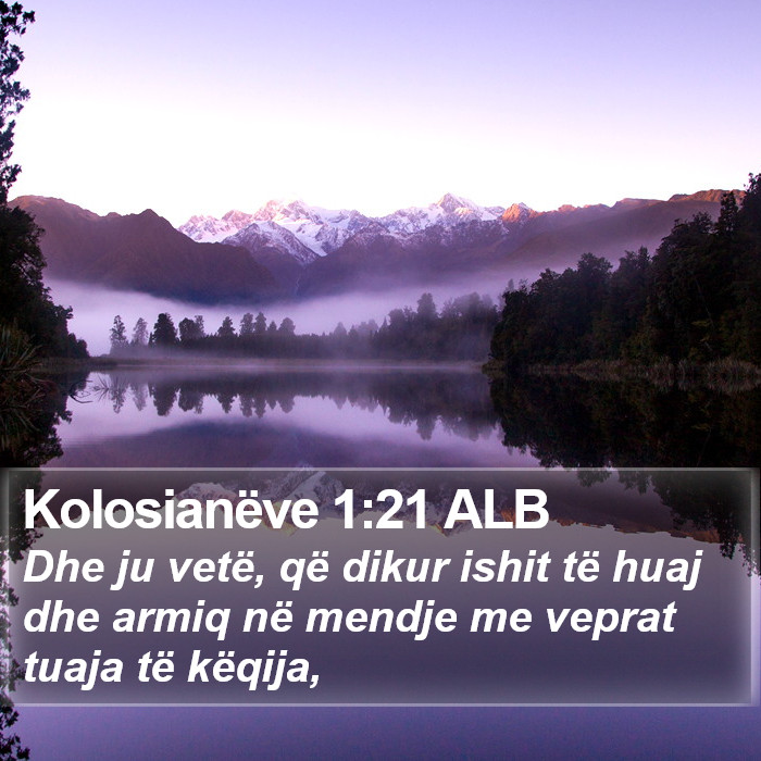 Kolosianëve 1:21 ALB Bible Study