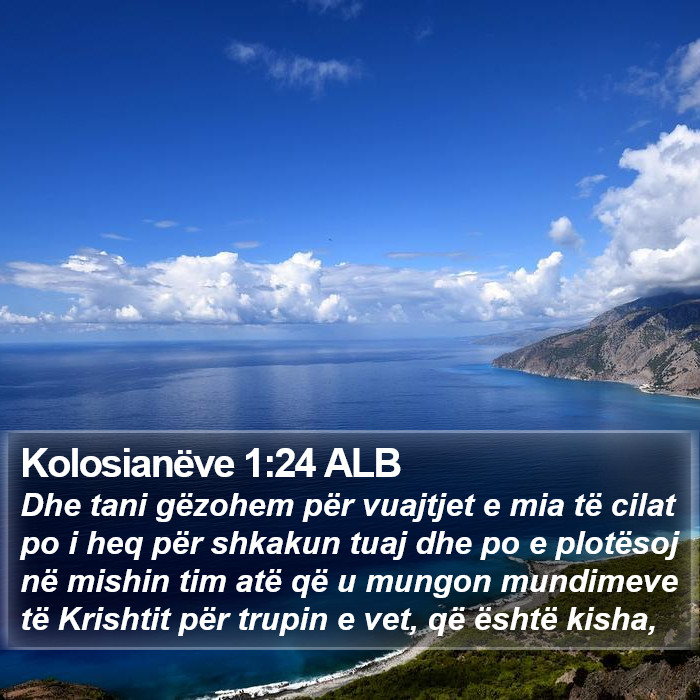 Kolosianëve 1:24 ALB Bible Study