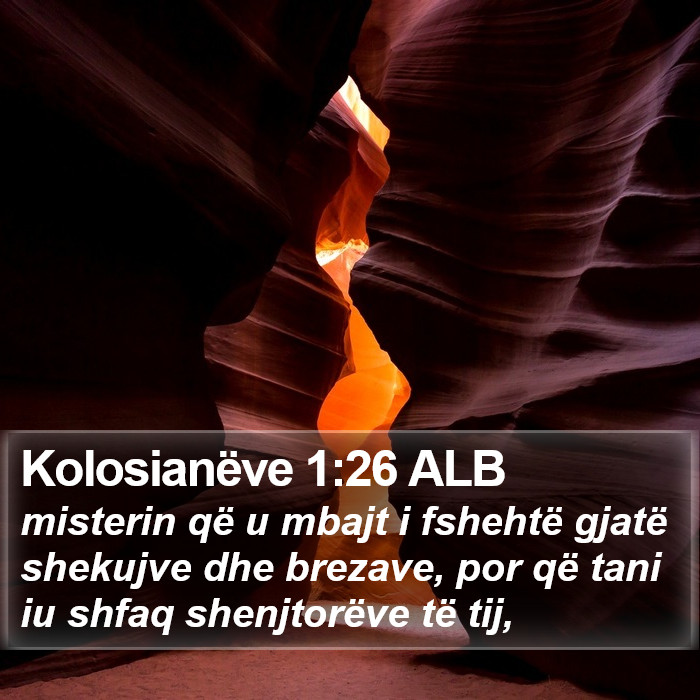 Kolosianëve 1:26 ALB Bible Study