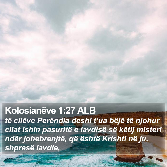 Kolosianëve 1:27 ALB Bible Study