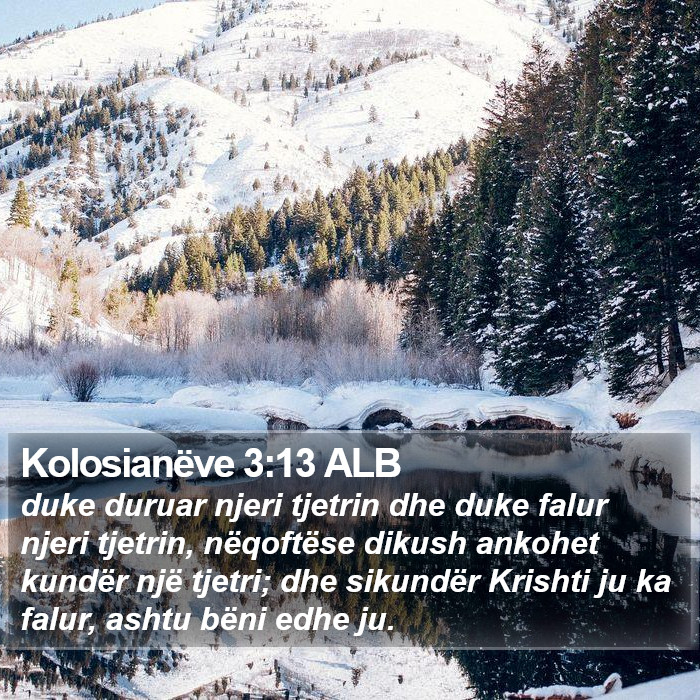 Kolosianëve 3:13 ALB Bible Study