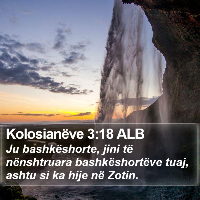 Kolosianëve 3:18 ALB Bible Study