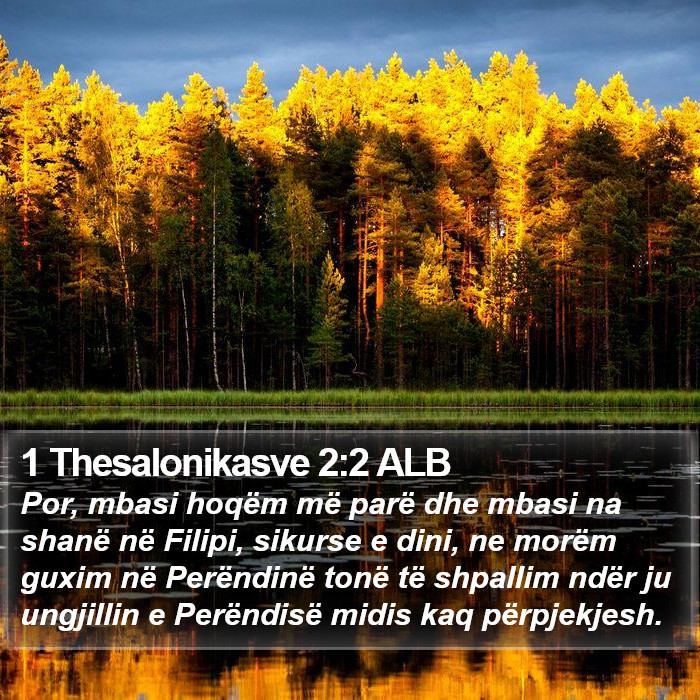 1 Thesalonikasve 2:2 ALB Bible Study