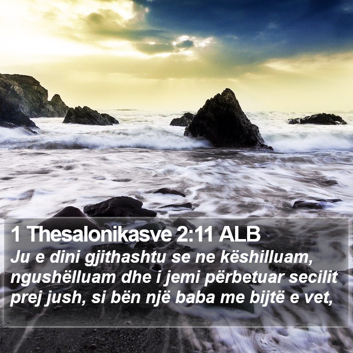 1 Thesalonikasve 2:11 ALB Bible Study