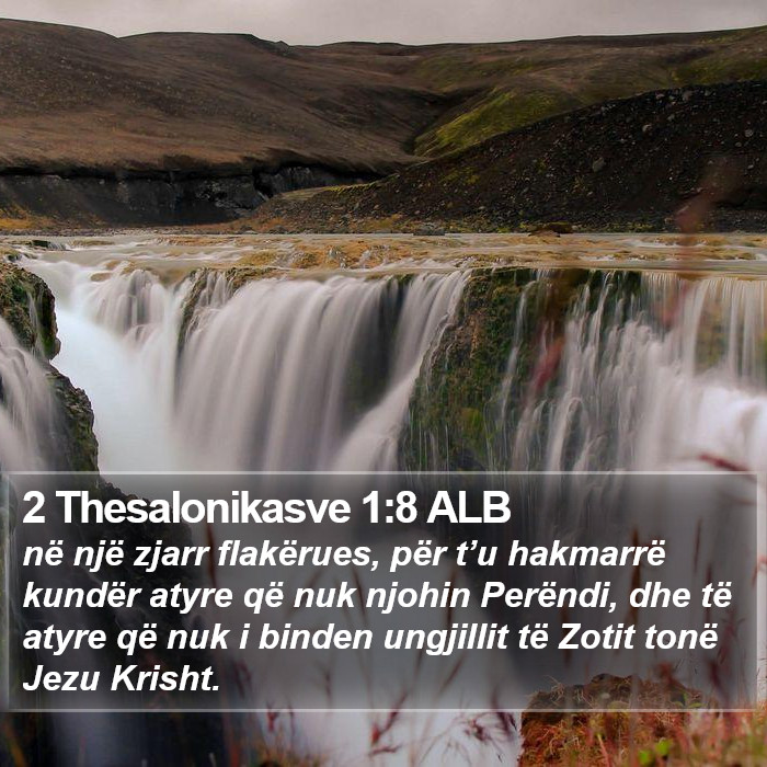 2 Thesalonikasve 1:8 ALB Bible Study