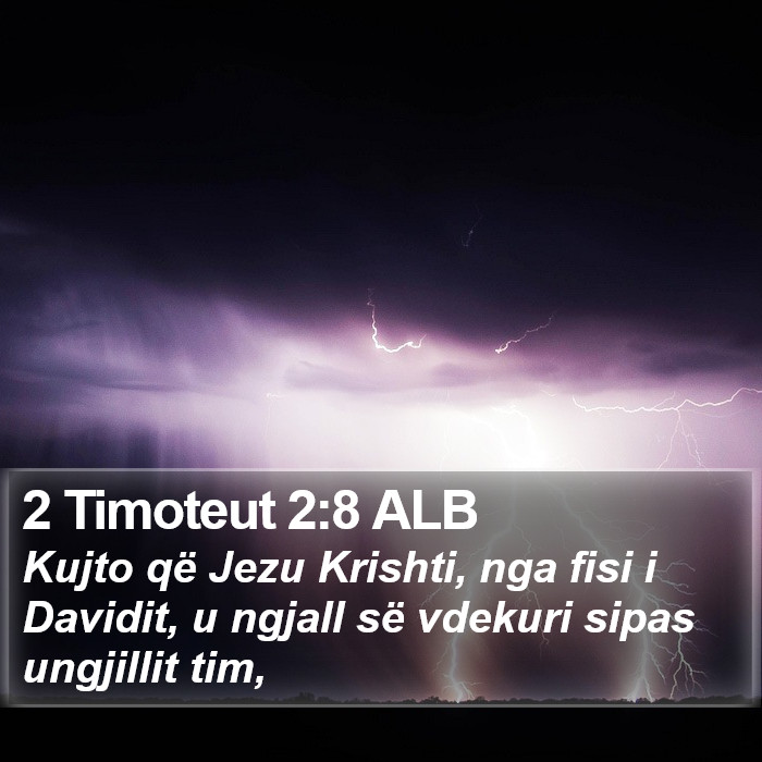 2 Timoteut 2:8 ALB Bible Study