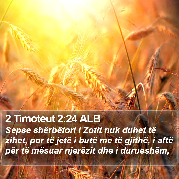 2 Timoteut 2:24 ALB Bible Study