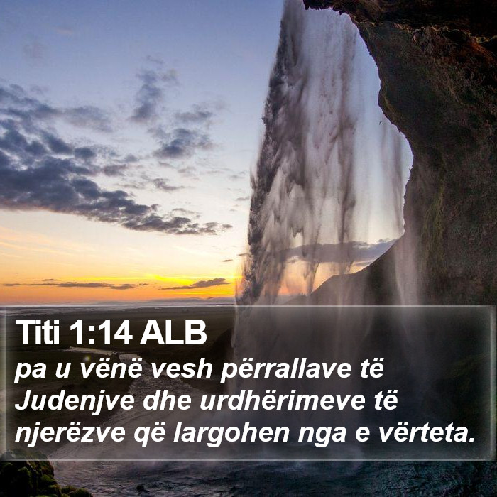 Titi 1:14 ALB Bible Study