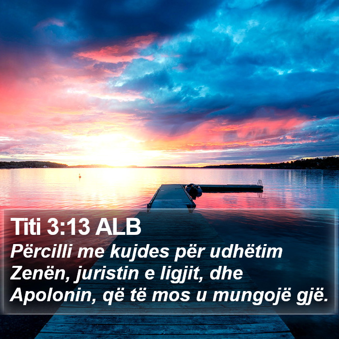 Titi 3:13 ALB Bible Study