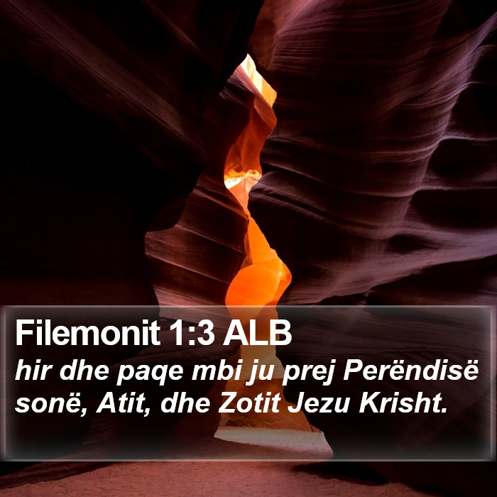 Filemonit 1:3 ALB Bible Study