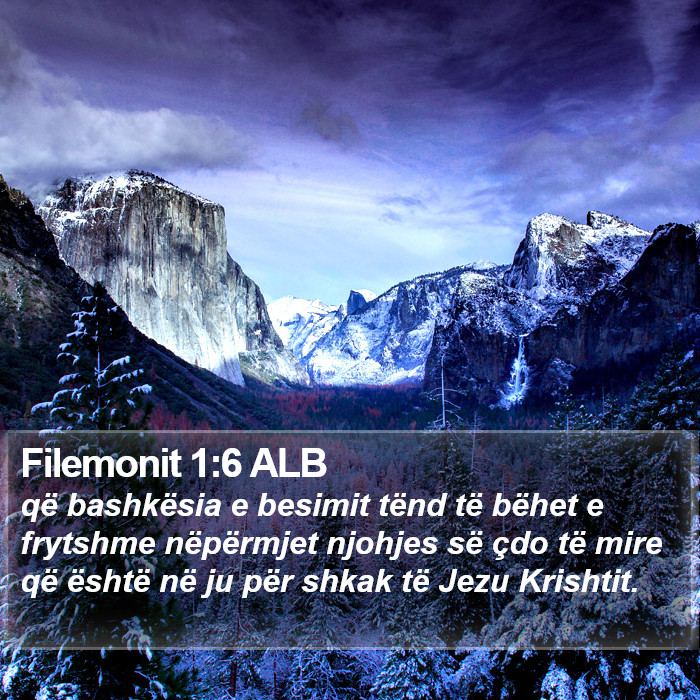 Filemonit 1:6 ALB Bible Study