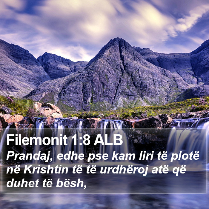 Filemonit 1:8 ALB Bible Study