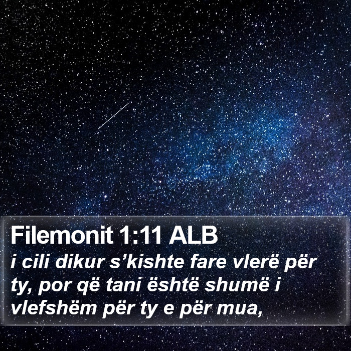 Filemonit 1:11 ALB Bible Study