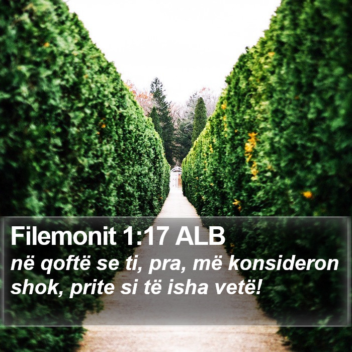 Filemonit 1:17 ALB Bible Study