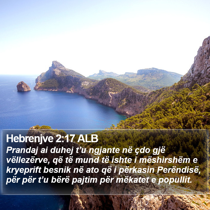 Hebrenjve 2:17 ALB Bible Study