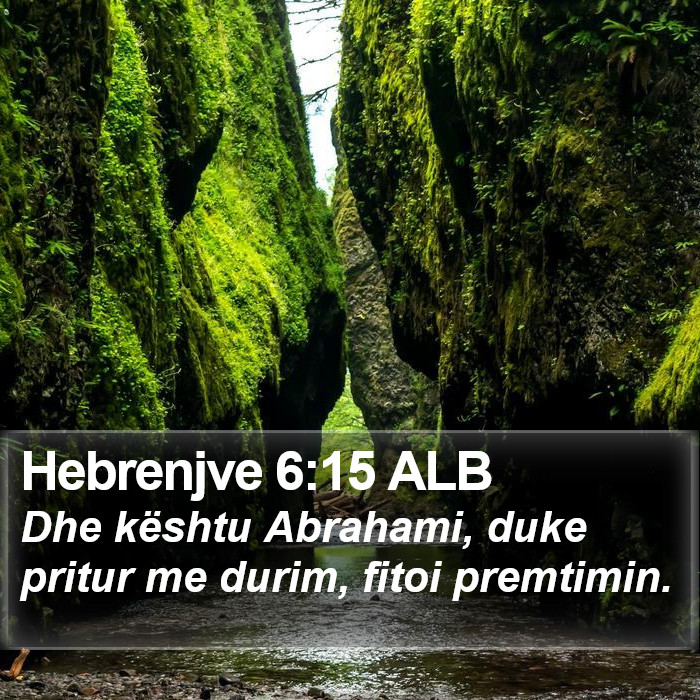 Hebrenjve 6:15 ALB Bible Study