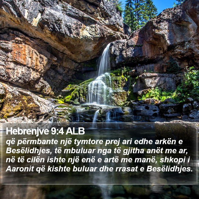 Hebrenjve 9:4 ALB Bible Study