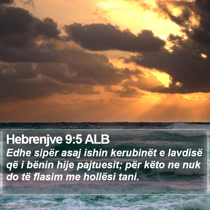 Hebrenjve 9:5 ALB Bible Study