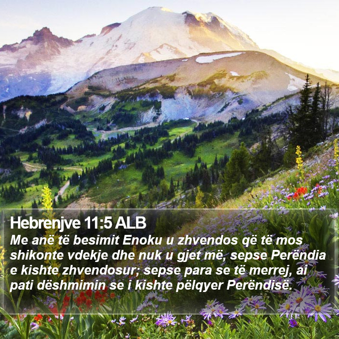 Hebrenjve 11:5 ALB Bible Study