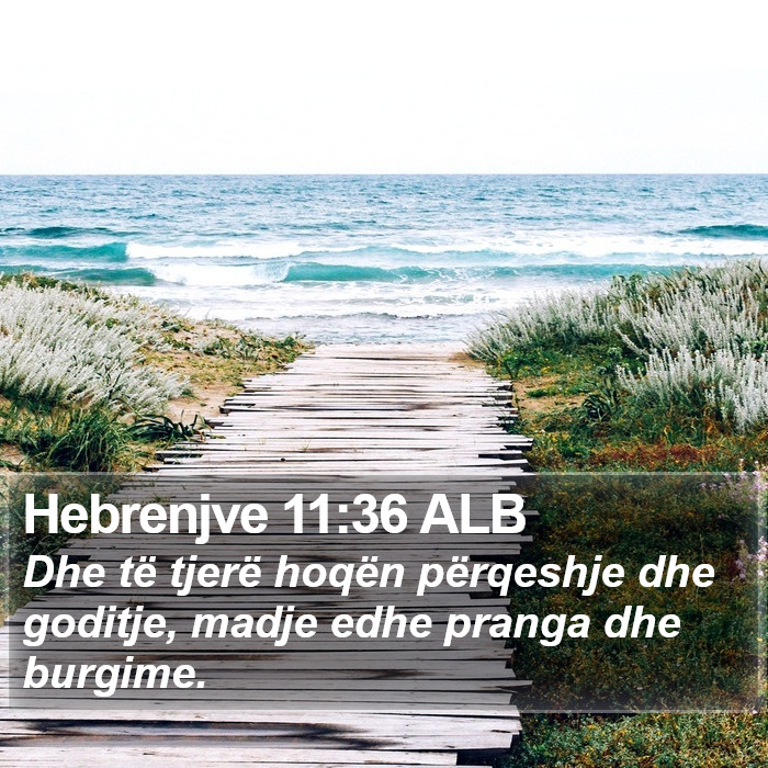 Hebrenjve 11:36 ALB Bible Study