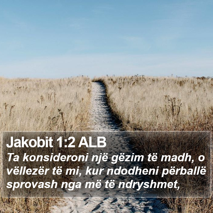 Jakobit 1:2 ALB Bible Study