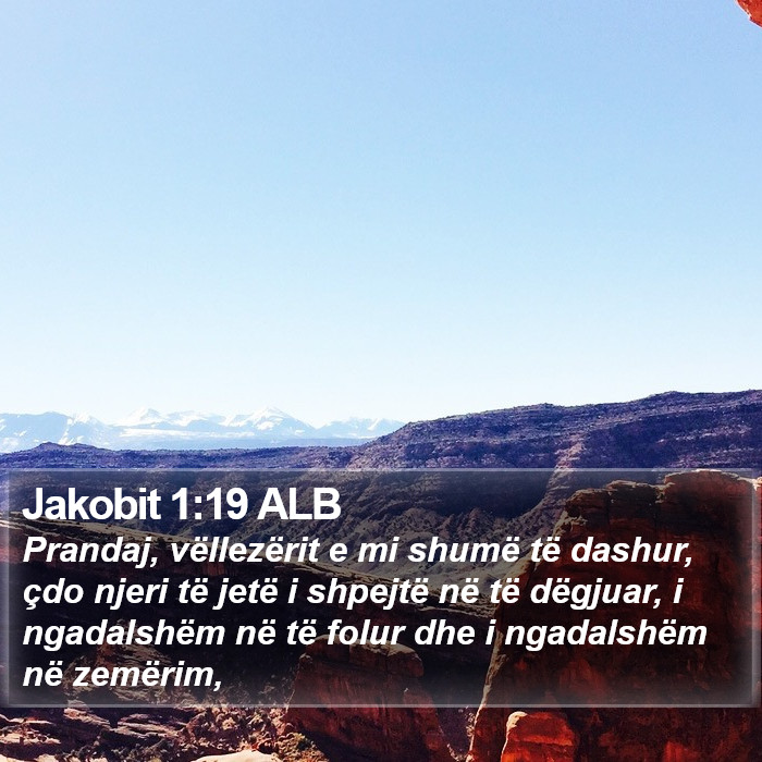 Jakobit 1:19 ALB Bible Study