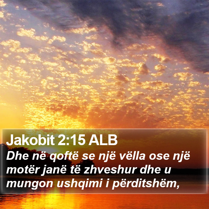 Jakobit 2:15 ALB Bible Study