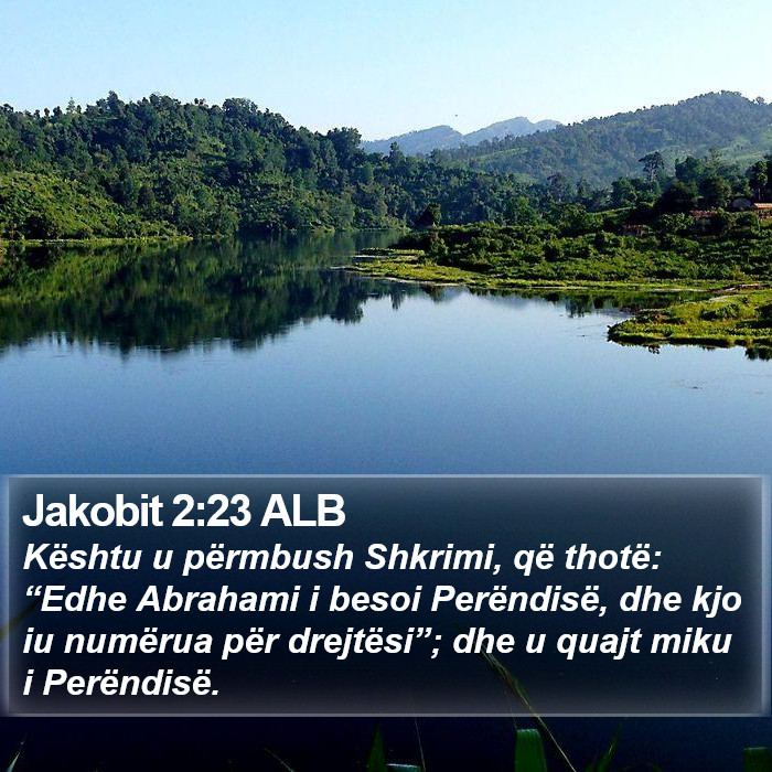 Jakobit 2:23 ALB Bible Study