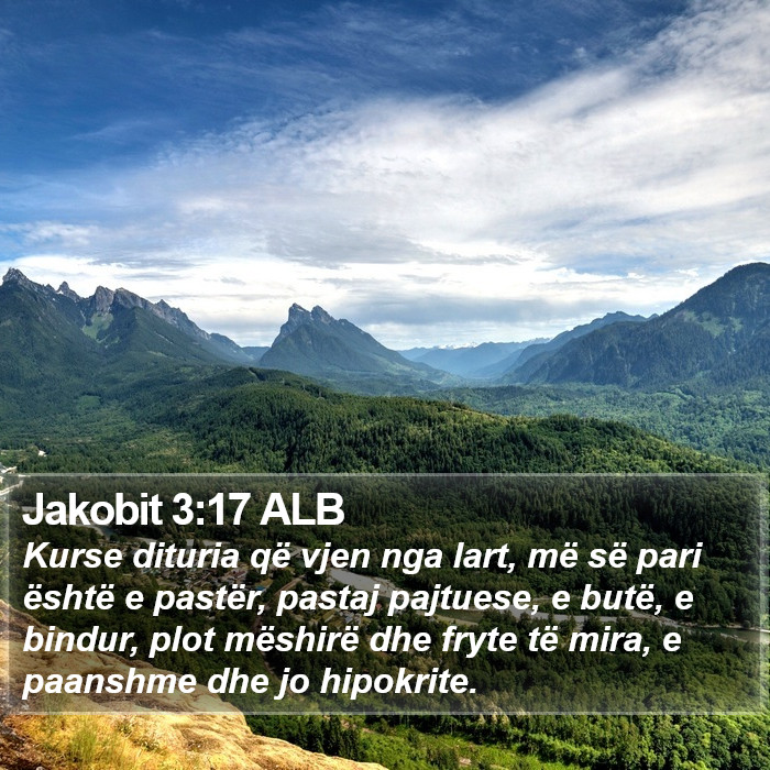 Jakobit 3:17 ALB Bible Study