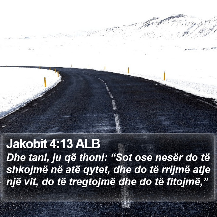 Jakobit 4:13 ALB Bible Study