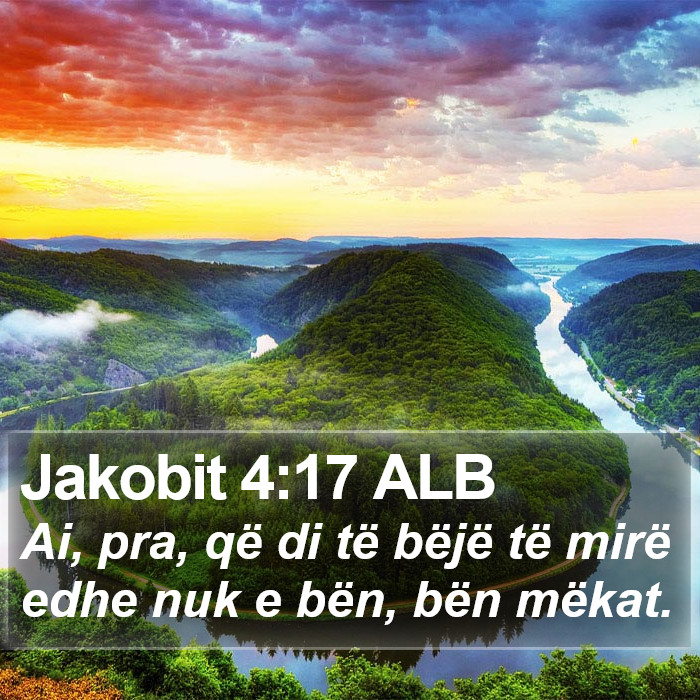 Jakobit 4:17 ALB Bible Study