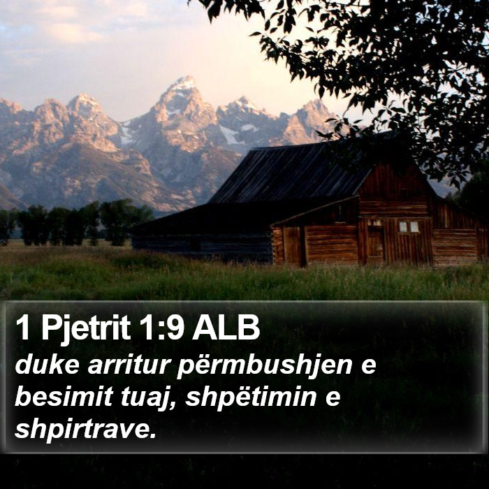 1 Pjetrit 1:9 ALB Bible Study