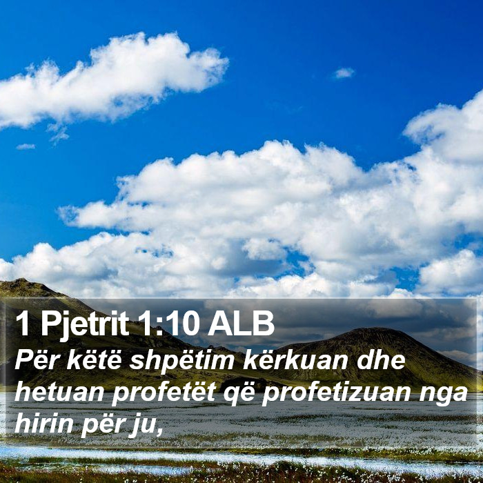 1 Pjetrit 1:10 ALB Bible Study