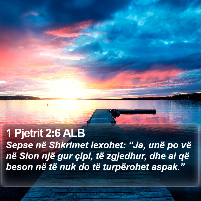 1 Pjetrit 2:6 ALB Bible Study
