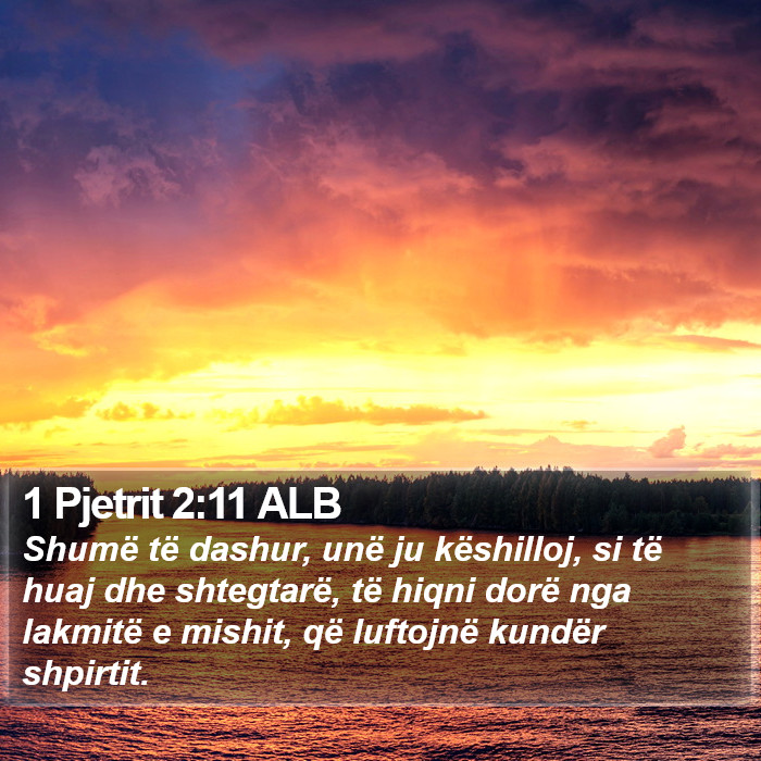 1 Pjetrit 2:11 ALB Bible Study