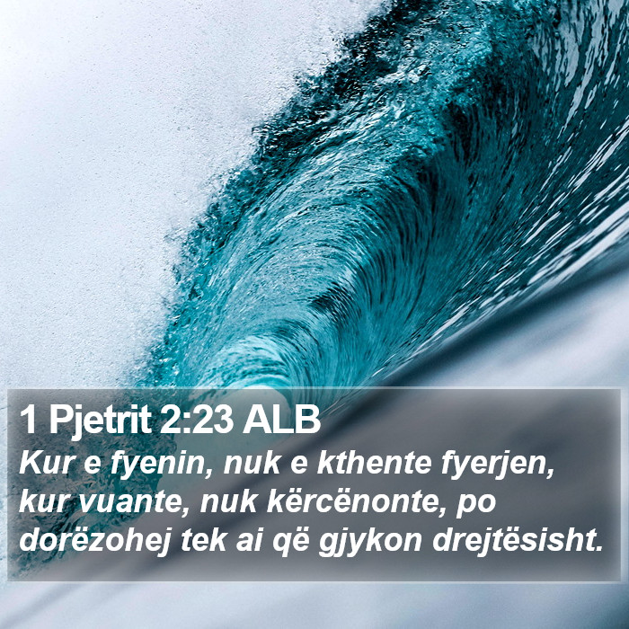1 Pjetrit 2:23 ALB Bible Study