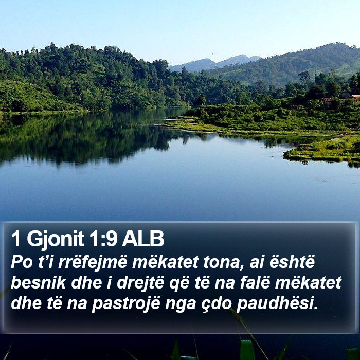 1 Gjonit 1:9 ALB Bible Study