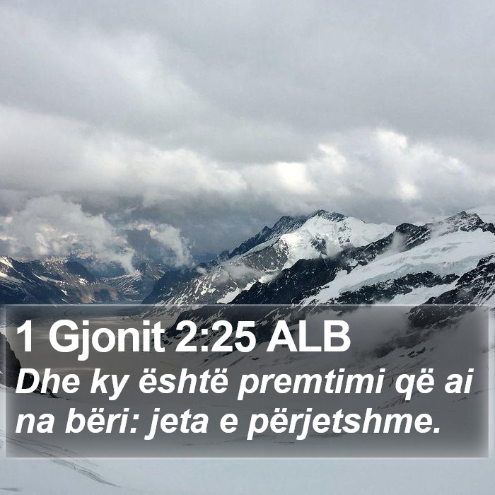 1 Gjonit 2:25 ALB Bible Study