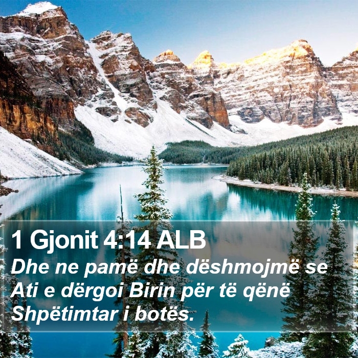 1 Gjonit 4:14 ALB Bible Study