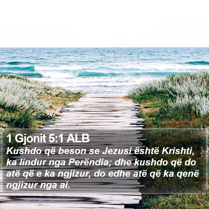 1 Gjonit 5:1 ALB Bible Study