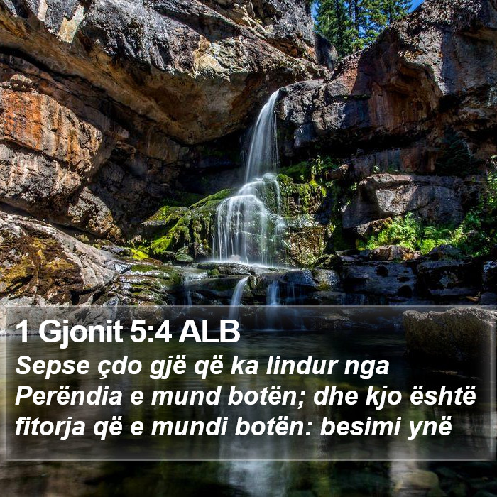 1 Gjonit 5:4 ALB Bible Study