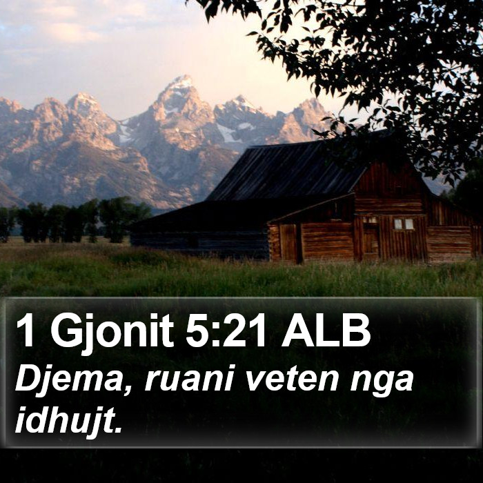 1 Gjonit 5:21 ALB Bible Study