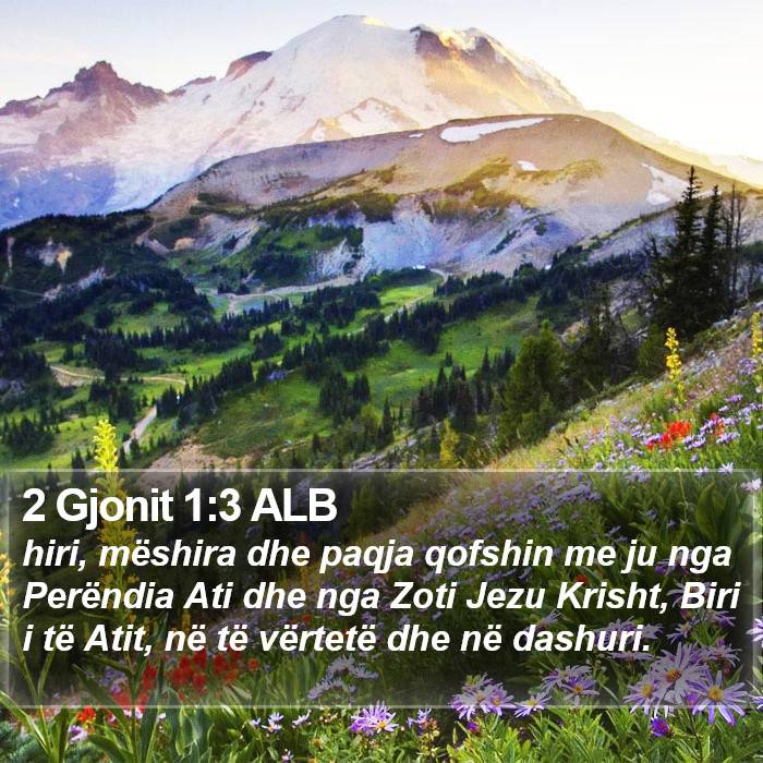 2 Gjonit 1:3 ALB Bible Study