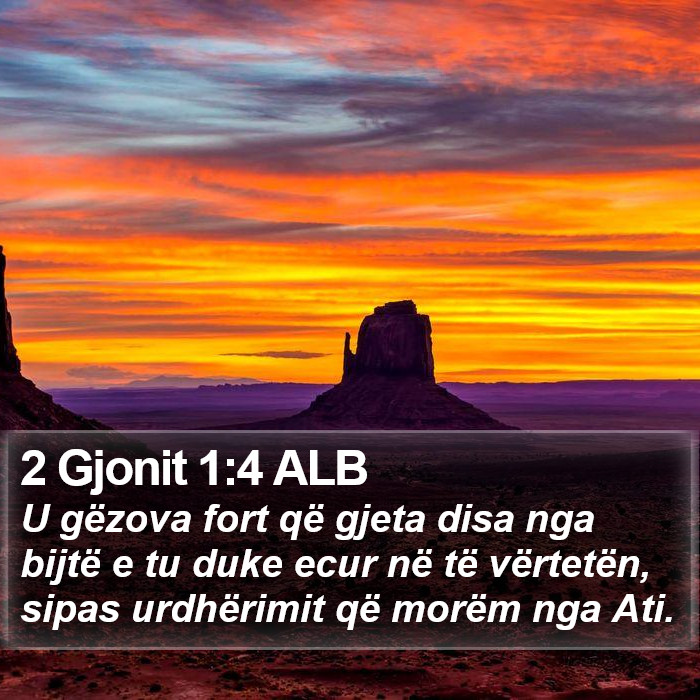 2 Gjonit 1:4 ALB Bible Study