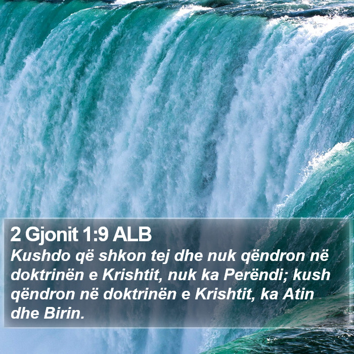 2 Gjonit 1:9 ALB Bible Study