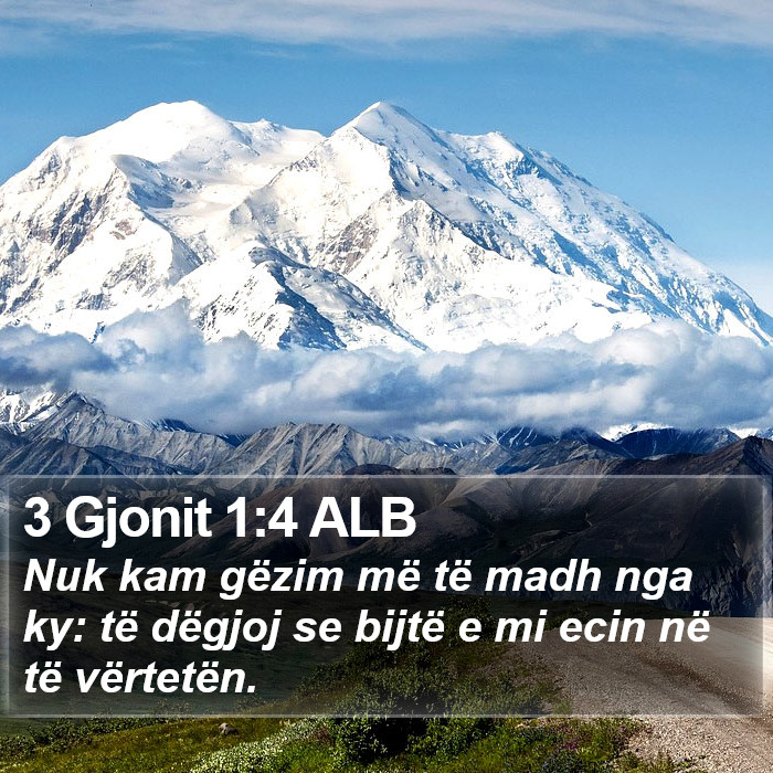 3 Gjonit 1:4 ALB Bible Study