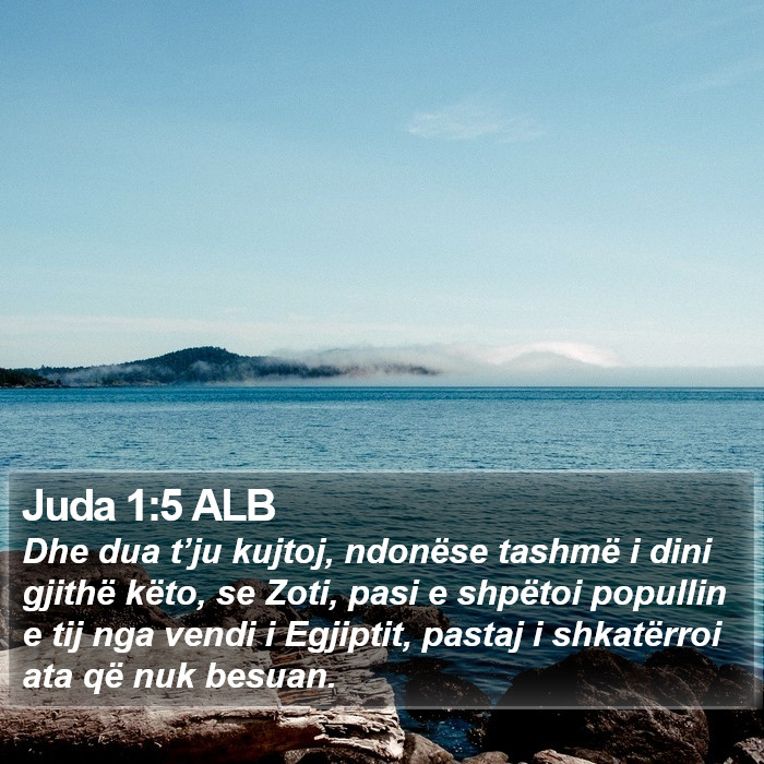 Juda 1:5 ALB Bible Study