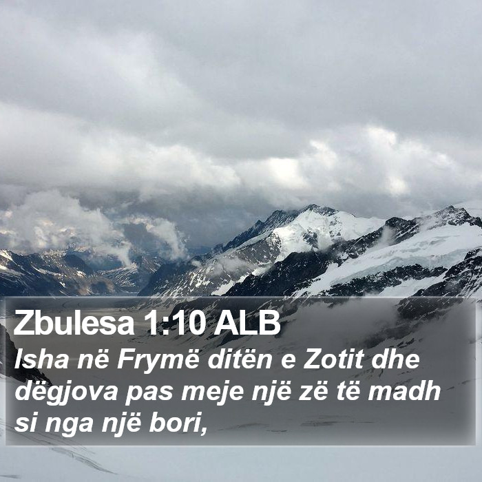 Zbulesa 1:10 ALB Bible Study