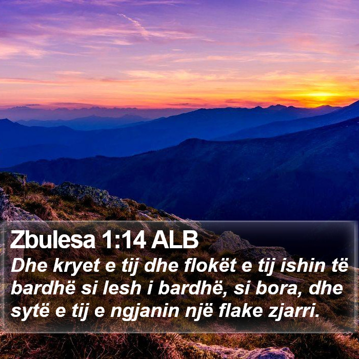 Zbulesa 1:14 ALB Bible Study