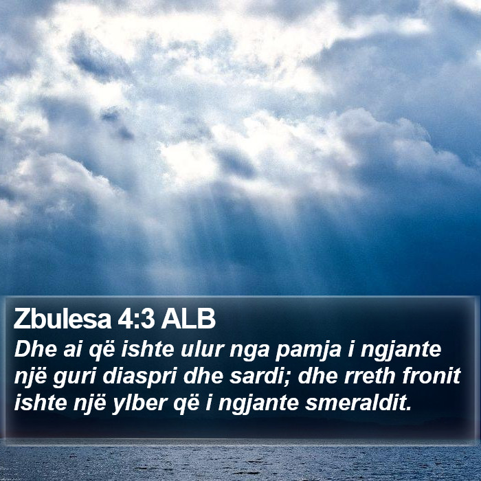 Zbulesa 4:3 ALB Bible Study